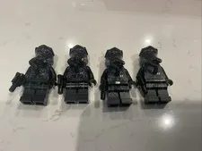 LEGO Star Wars First Order TIE Pilot Lot of 4 (sw0672) w/ Blasters