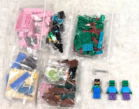 Lego Minecraft Set 21260 The Cherry Blossom Garden Complete No Box Instructions