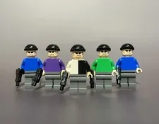 Lego DC Batman Game Henchman Minifigures x5 Joker’s Penguin Mr Freeze UV print
