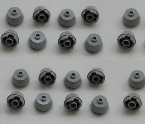 LEGO x 20 Light Bluish Brick, Round 2 x 2 Truncated Cone 98100
