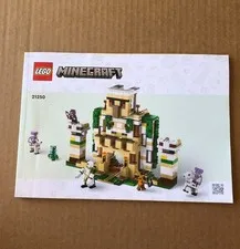 LEGO Minecraft 21250 Iron Golem Fortress Manual - Manual Only / No LEGO Set