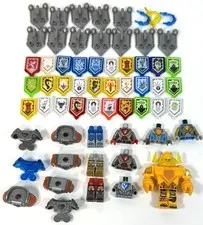 LEGO Nexo Knights Parts Lot (Minifigure NEX053, 30 Power Plates, Shields) Canada