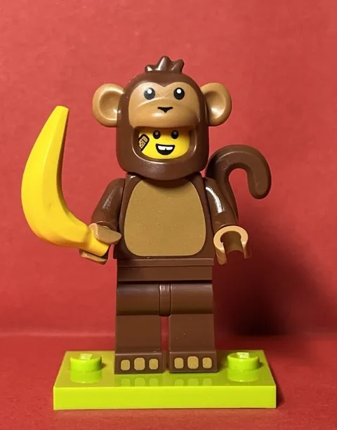 Lego Collectible Minifigures Series 28 Monkey Costume Fan Minifigure 