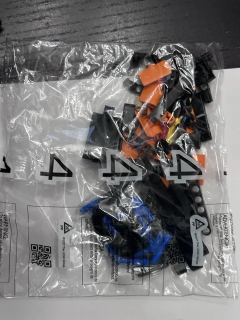 LEGO Technic Parts Bag 4 2017 Opened Mystery OEM Parts Lot As-Is Incomplete?