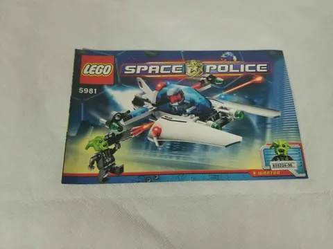 Lego 5981 - Space Police - manual ONLY