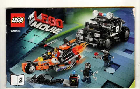 Lego ~  Instructions Manual Booklet Only ~ The Lego Movie 70808 Book 2