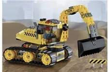 LEGO 7248 City Digger , 100% Complete With All Stickers And Minifig