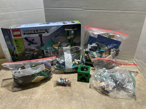 Mine Craft Lego Lot.  Sky Tower And Creeper Mine.  Parts Only