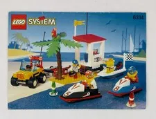 Lego System 6334 Wave Jump Racers instructions manual only 1996 No Bricks