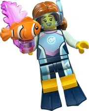 LEGO Marine Biologist Diver Collectible Minifigure Series 29 CMF 71052