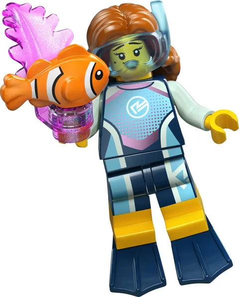 LEGO Marine Biologist Diver Collectible Minifigure Series 29 CMF 71052