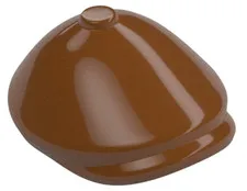 Lego NEW Driver MINIFIG HAT Reddish Brown Flat Cap Headgear Piece Part 2514 D51