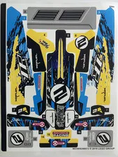 LEGO STICKER SHEET 42095 REMOTE-CONTROLLED STUNT RACER from set New & Genuine