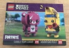 New LEGO 40760 BRICKHEADZ Fortnite: Adventure Peeley & Cuddle Team Leader