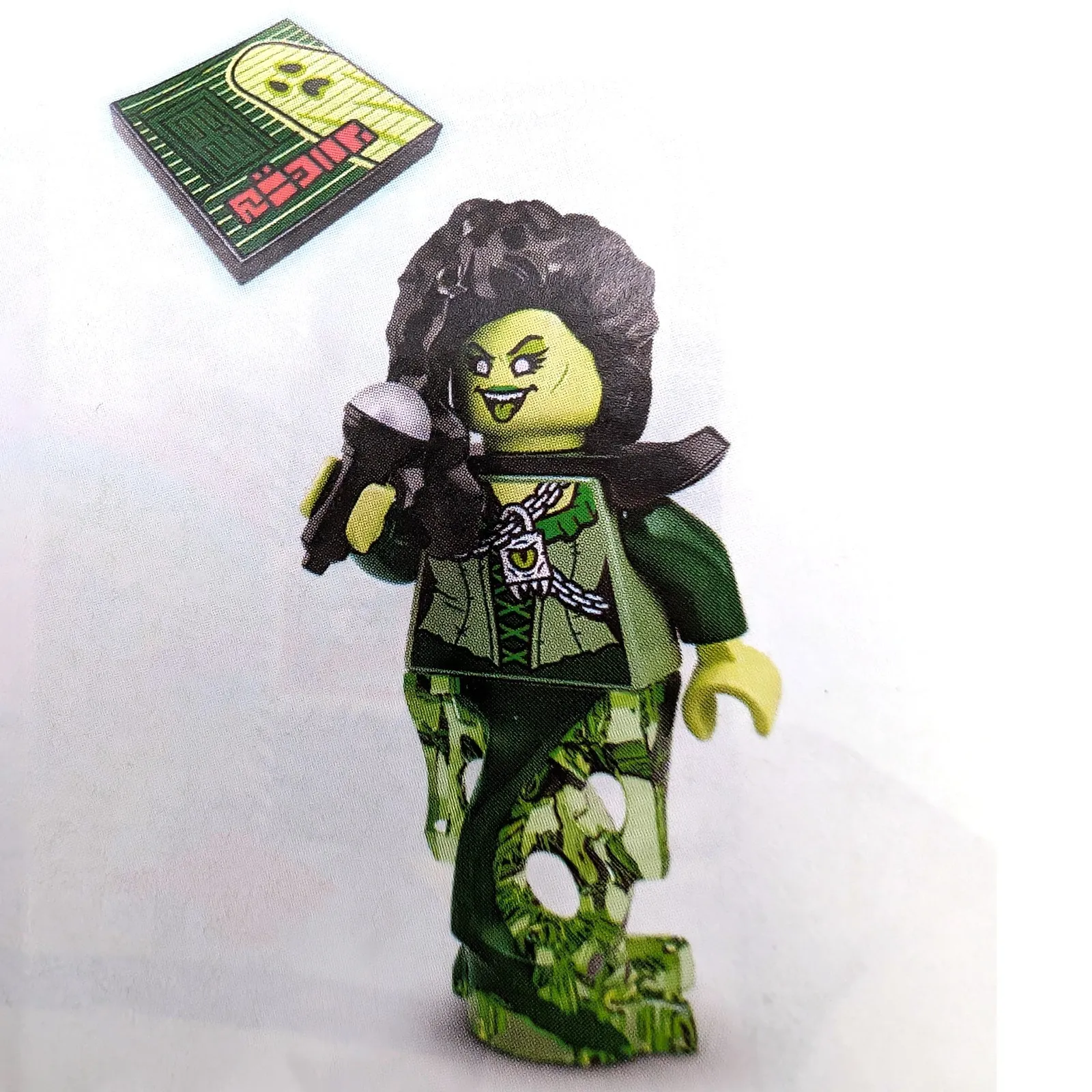 LEGO Minifigure Banshee Singer, Vidiyo Bandmates Minifig Series 1 vid009 Minifig