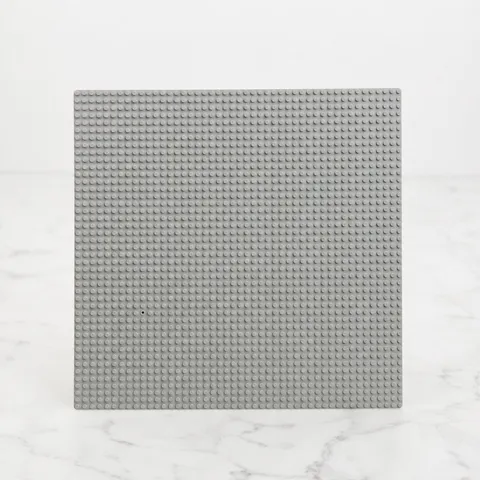 15 Inch LEGO Base Square Plate Grey