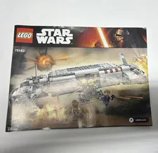 lego star wars 75140 illustrated instruction manual booklet only
