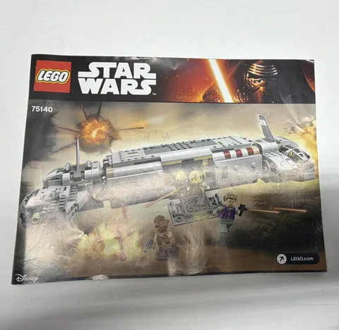 lego star wars 75140 illustrated instruction manual booklet only