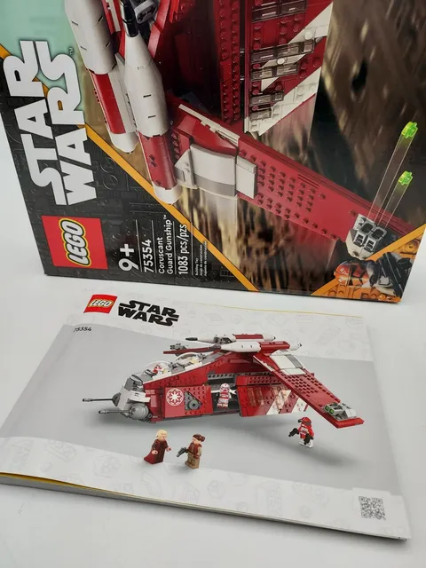 LEGO 75354 Star Wars Coruscant Guard Gunship BOX & MANUAL ONLY