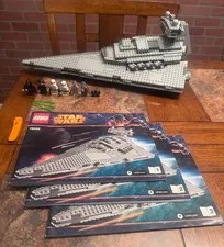 Lego 75055 Star Wars Imperial Star Destroyer, Minifigures & Manuals (no box)