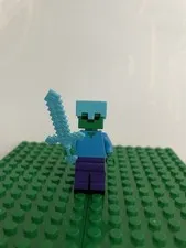 Lego Minecraft Zombie Minifigure