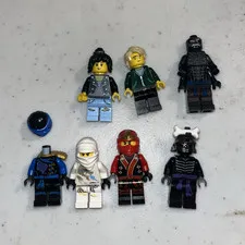 LEGO NINJAGO Minifigure Lot 6 Assorted Characters Plastic Ninjas