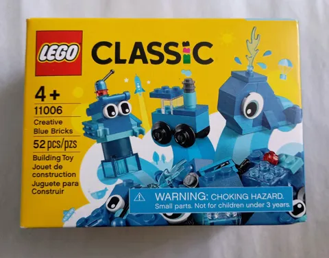 LEGO CLASSIC: Creative Blue Bricks (11006) (New in Box) Ready to Ship
