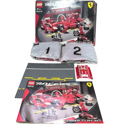LEGO 8375 Ferrari F1 Pit Set Racers Ferrari