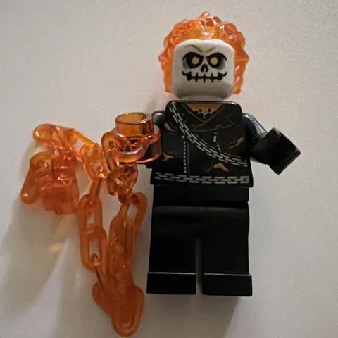 LEGO Marvel Ghost Rider Minifigure (sh0267) with Chain