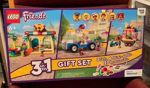 3 in 1  LEGO Friends Play Day Gift Set 66773 Building Toy Set 6 + Year Old NIB