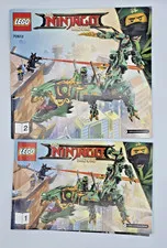 Lego 70612 Ninjago Green Ninja Mech Dragon Instruction Manuals Only No Pieces