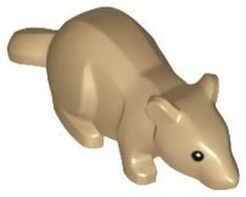 LEGO Animal City Dark Tan Rodent (Rat/Mouse)