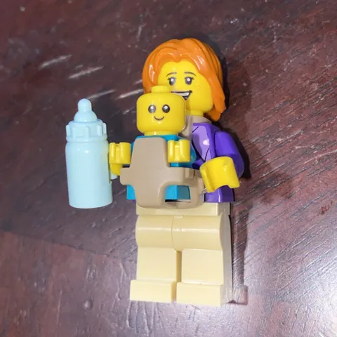 LEGO Holiday Camper Van Mother Owner cty1262 City Mom W/Baby Carrier 60283
