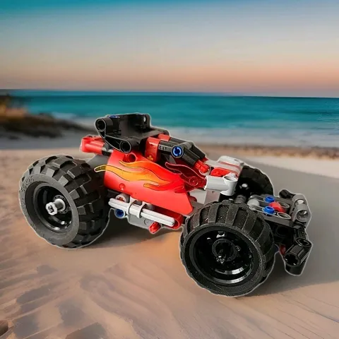 LEGO Technic BASH! Car # 42073 Sold As Is for Parts Crash Car Toy Retired
