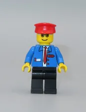 LEGO Train Railway employee worker vest minifigure 4560 4561 4556