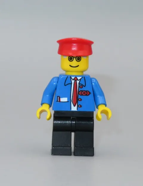 LEGO Train Railway employee worker vest minifigure 4560 4561 4556