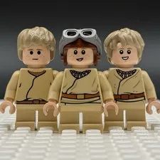 LEGO Star Wars Young Anakin Skywalker Minifigure Lot x3 sw0159 sw0640 sw1332