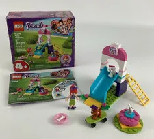 Lego Friends Puppy Playground Playset 41396 Building Toy Figure Dog Complete