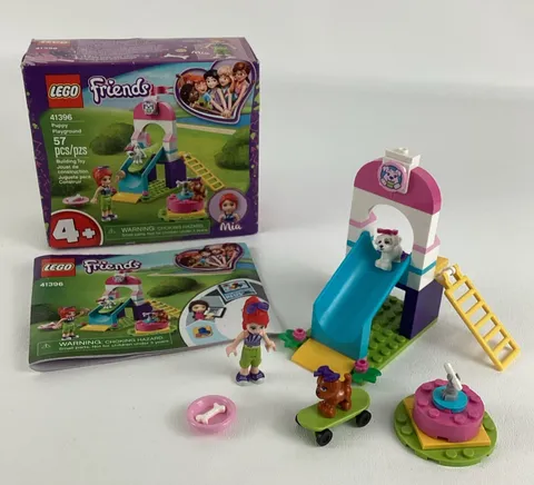 Lego Friends Puppy Playground Playset 41396 Building Toy Figure Dog Complete