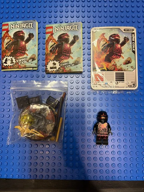 Lego 9572 NRG Cole Spinner Complete Set