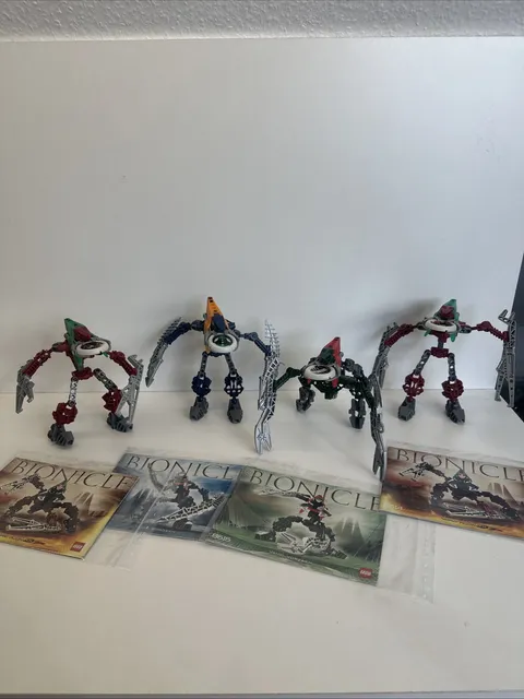 LEGO Bionicle Vahki Collection, Sets 100% Complete with Instructions