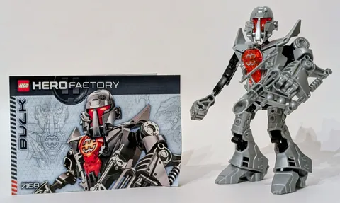 LEGO #7168 Hero Factory Dunkan Bulk, 100% Complete W/instructions!!