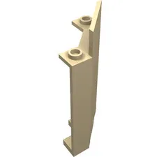 10x LEGO® Part 87421 - Panel 3 x 3 x 6 Corner Wall without Bottom Indentations