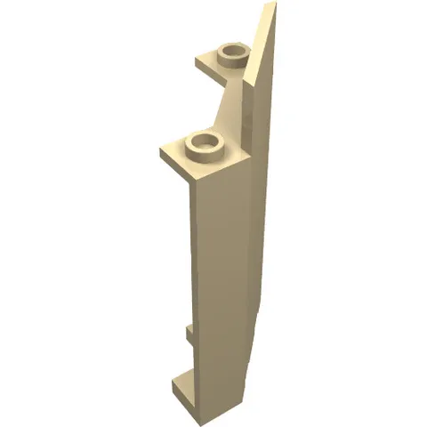 10x LEGO® Part 87421 - Panel 3 x 3 x 6 Corner Wall without Bottom Indentations
