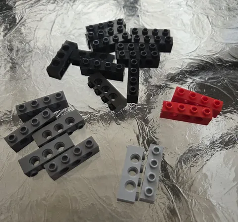 LEGO Technic Brick 1x4 with Holes - MPN 3701  21 Pieces 
