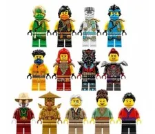 LEGO 71814 Ninjago Dragon Rising Tournament Temple City Minifigures