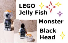 LEGO Jellyfish Minifigure Monster Under the Sea Globe Head Printed Villain