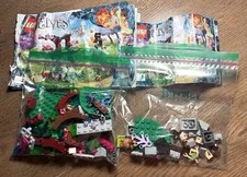 LEGO Elves RETIRED 41076 Farran and The Crystal Hallow 175 Pc Green Elf Set