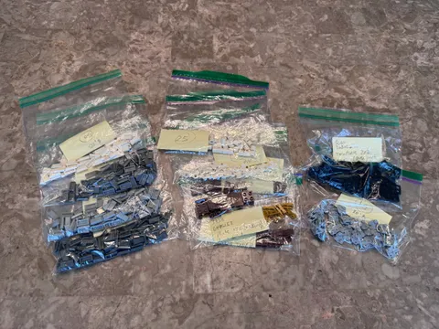 LEGO Huge Miscellaneous Parts Lot (700+ Pieces) Gold Ingots Turn Plates Flowers