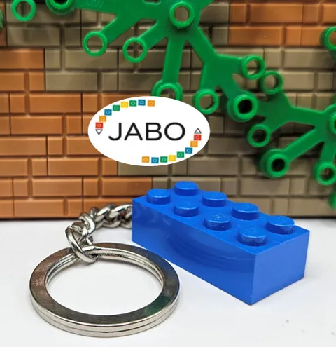 (S13 / 5 / 2) LEGO 2x4 Brick Blue 850152 Key Cain Keychain